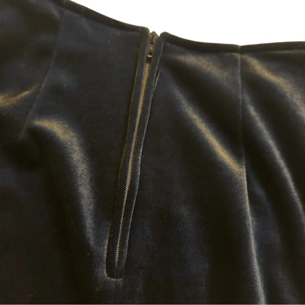 Tracy Evan’s nyc Vintage Black Maxi Skirt Velvet Size 3 EUC